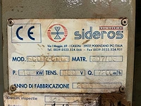 2003 sideros eco 12 ct/03 filterafzuiginstallatie - afbeelding 7 van  15