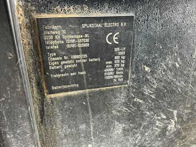 2003 spijkstaal 305-lh industriële trekker - afbeelding 13 van  24