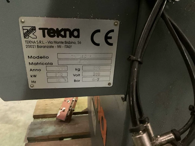 2003 tekna tk-123/p afkortcirkelzaagmachine - afbeelding 3 van  11