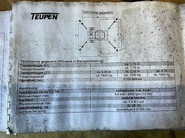 2003 teupen apollo 26 vh ladderlift - afbeelding 16 van  23