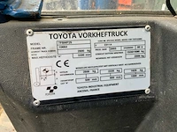 2003 toyota 7fbmf25 vorkheftruck - afbeelding 8 van  16
