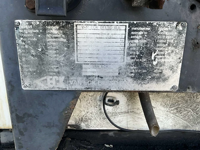 2003 van eck ut31 oplegger - afbeelding 18 van  25