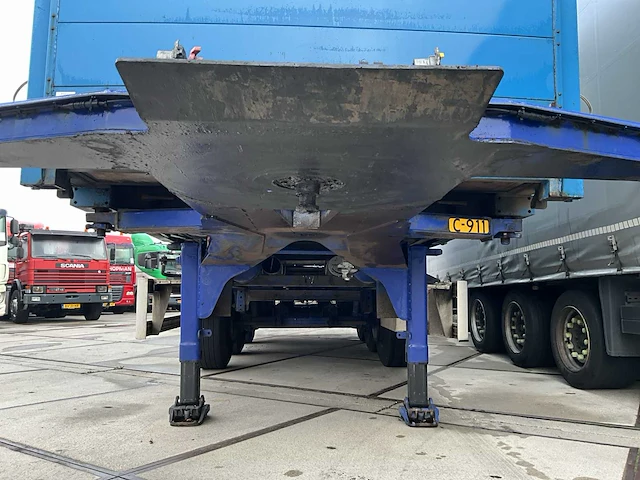 2003 van hool 3b2015 containeroplegger met bdf bak - afbeelding 19 van  27