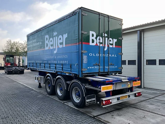 2003 van hool 3b2015 containeroplegger met bdf bak - afbeelding 2 van  27