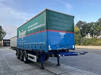 2003 van hool 3b2015 containeroplegger met bdf bak - afbeelding 4 van  27