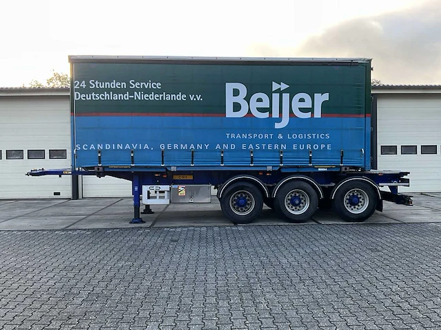 2003 van hool 3b2015 containeroplegger met bdf bak - afbeelding 6 van  27
