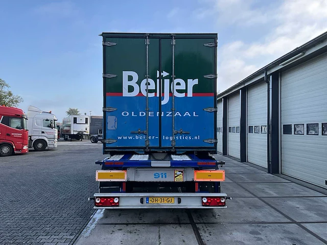 2003 van hool 3b2015 containeroplegger met bdf bak - afbeelding 7 van  27