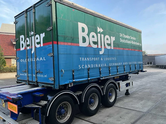 2003 van hool 3b2015 containeroplegger met bdf bak - afbeelding 8 van  27