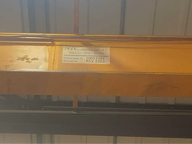 2003 wll 3000 kg. bovenloophalkraan - afbeelding 26 van  27