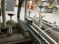 2004 adam maschinenbau kunstofkettenband, ausfrichter mit gutband beweegbare bransportband - afbeelding 3 van  19