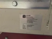 2004 adam maschinenbau kunstofkettenband, ausfrichter mit gutband beweegbare bransportband - afbeelding 15 van  19