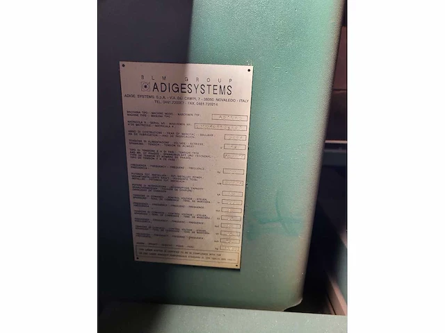 2004 adige adilas 3015 lasersnijmachine - afbeelding 76 van  78