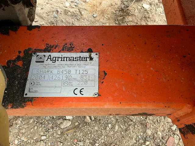 2004 agrimaster schark b450 t125 armmaaier - afbeelding 6 van  14