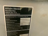 2004 altendorf f45 formaatcirkelzaagmachine - afbeelding 9 van  14