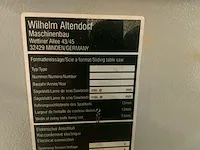 2004 altendorf f45 formaatcirkelzaagmachine - afbeelding 10 van  14