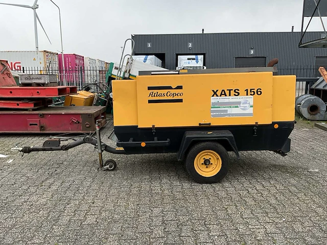 2004 atlas copco xats156d mobiele luchtcompressor - afbeelding 10 van  17