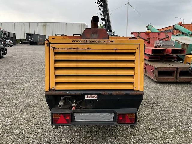 2004 atlas copco xats156d mobiele luchtcompressor - afbeelding 12 van  17