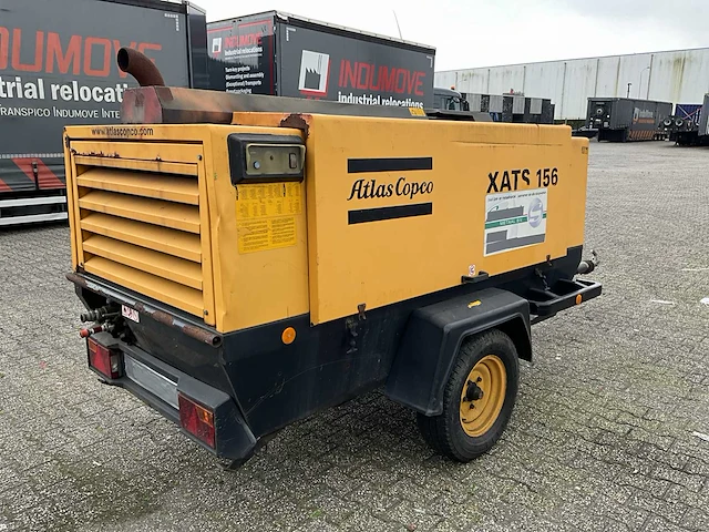 2004 atlas copco xats156d mobiele luchtcompressor - afbeelding 13 van  17