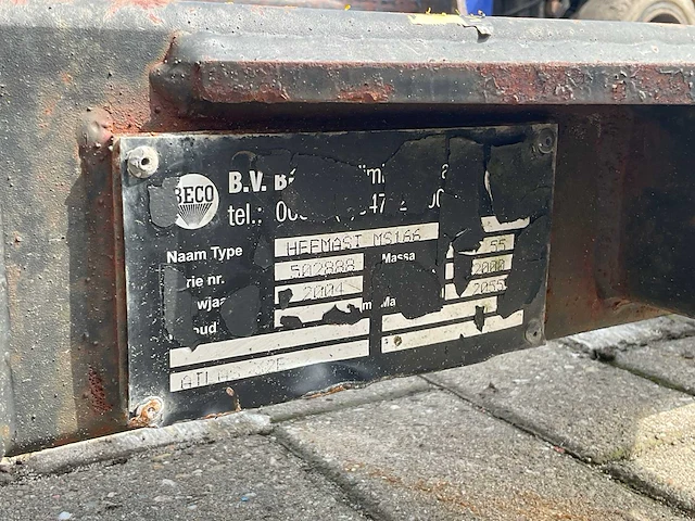 2004 beco ms166 shovel jip - afbeelding 5 van  5