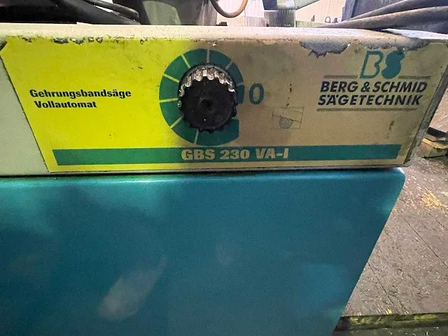 2004 berg & schmid gbs 230 va-1 nc bandzaag automaat - afbeelding 3 van  11