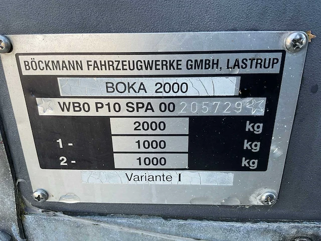 2004 böckmann duo esperit paardentrailer - afbeelding 6 van  14