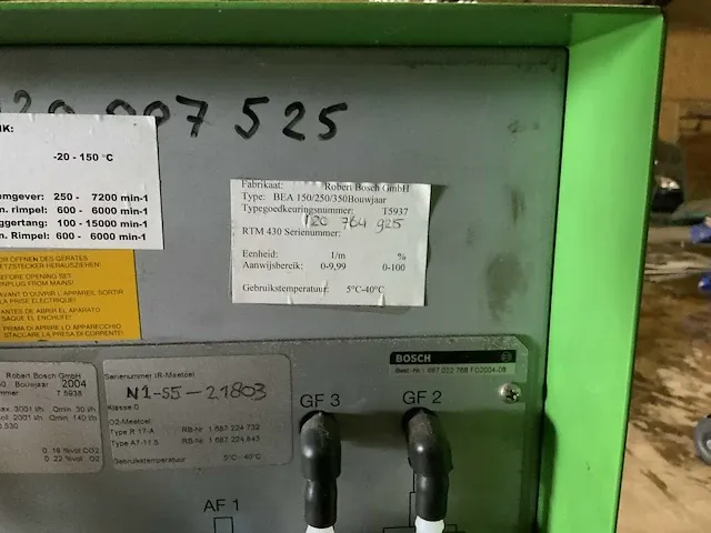2004 bosch bea-350 emissie tester - afbeelding 7 van  8