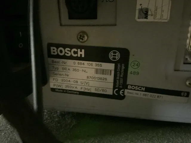 2004 bosch bea-350 emissie tester - afbeelding 8 van  8