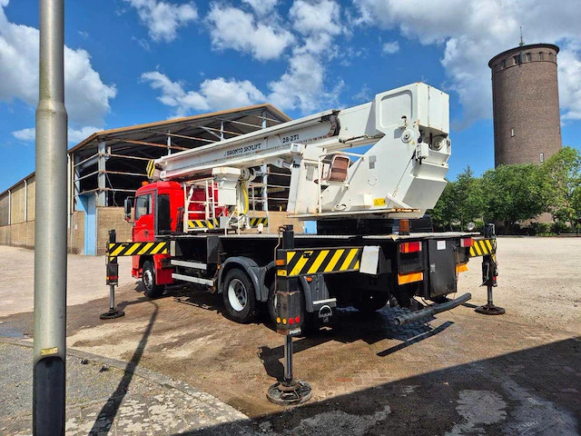 2004 bronto skylift 28m-2ti hylift hoogwerker - afbeelding 14 van  18