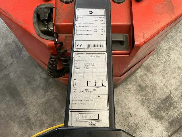 2004 bt pph 1600 mx stapelaar - afbeelding 8 van  8