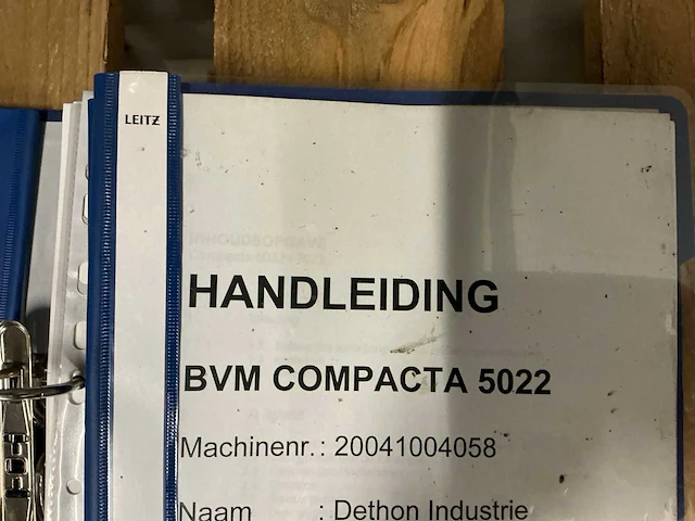 2004 bvm compacta 5022 verpakkingsmachine - afbeelding 19 van  22