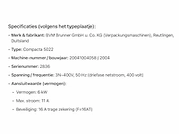 2004 bvm compacta 5022 verpakkingsmachine - afbeelding 15 van  28