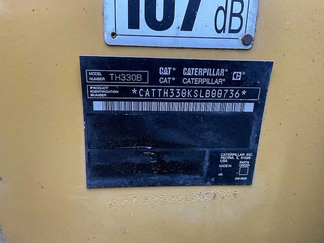 2004 caterpillar th330b verreiker - afbeelding 30 van  30