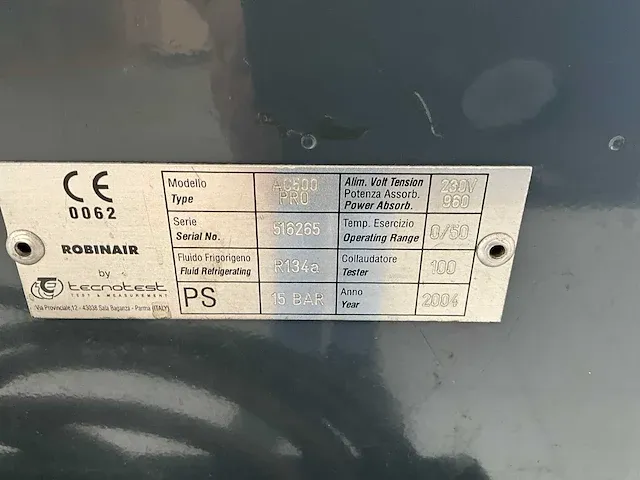 2004 cooltech ac500 pro airco test- en vulapparaat - afbeelding 10 van  10