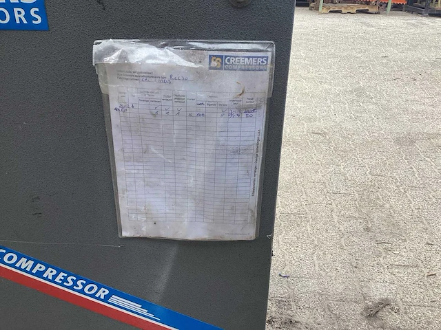 2004 creemers schroefcompressor - afbeelding 3 van  6