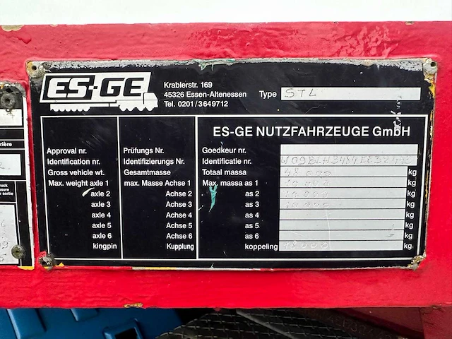 2004 es-ge stl uitschuifbare dieplader - afbeelding 76 van  80