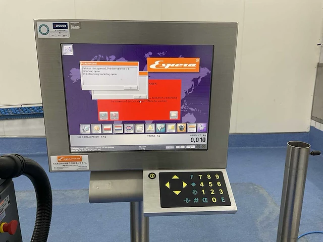 2004 espera es 7011 weeg-en etiketteermachine - afbeelding 6 van  10