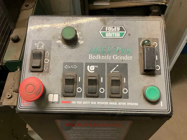 2004 foley united accu-pro kooi en tegenmes slijpmachine (kooimaaier) - afbeelding 16 van  30