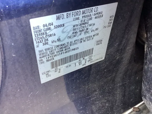 2004 ford pickup personenauto - afbeelding 1 van  15