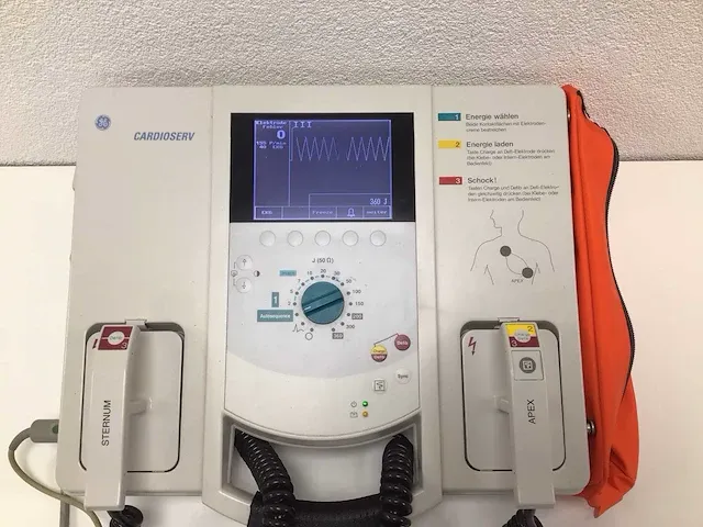2004 ge cardioserv defibrillator - afbeelding 2 van  5