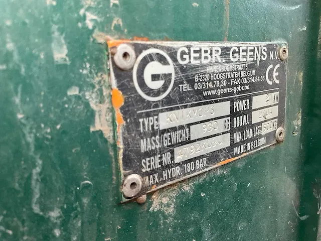 2004 gebr. geens knikmops knik-shovel - afbeelding 21 van  29