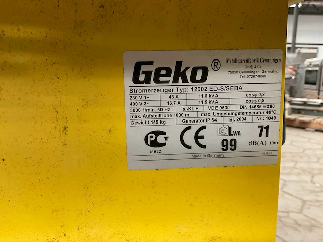 2004 geko 12002 stroomgenerator - afbeelding 2 van  10