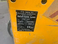 2004 gema itw easytronic hand poedercoat spuit - afbeelding 5 van  10