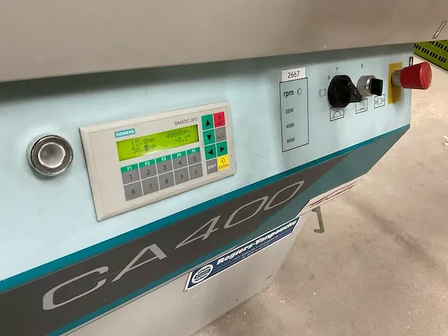 2004 griggio s.p.a. ca 400 e formaatcirkelzaagmachine - afbeelding 12 van  12