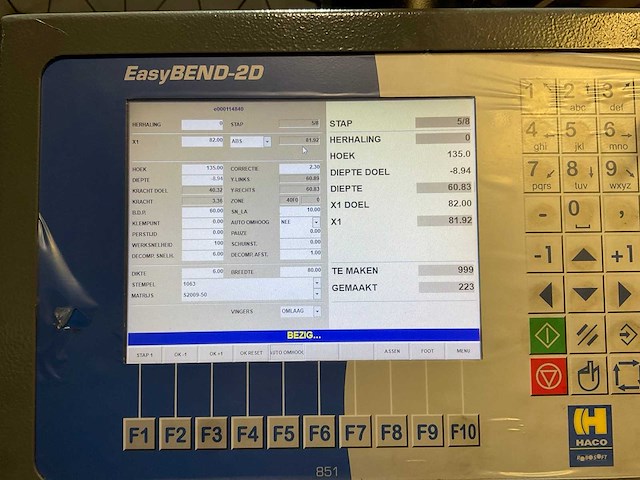 2004 haco erms 30-135 cnc-kantbank - afbeelding 11 van  29