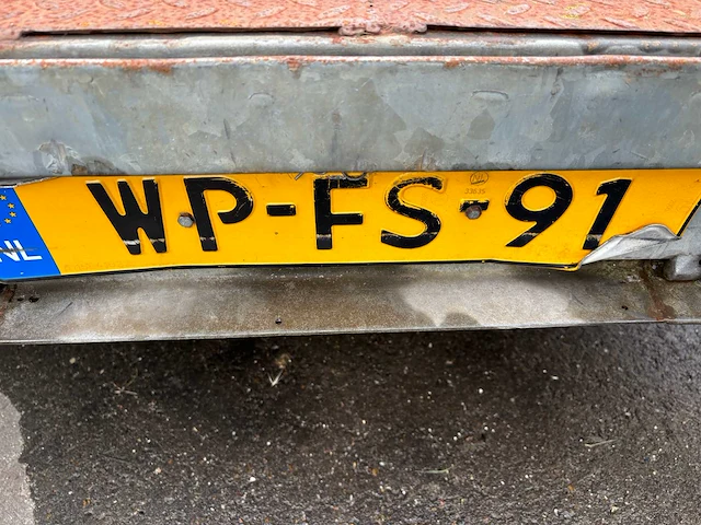 2004 hapert al oprij aanhangwagen wp-fs-91 - afbeelding 2 van  12