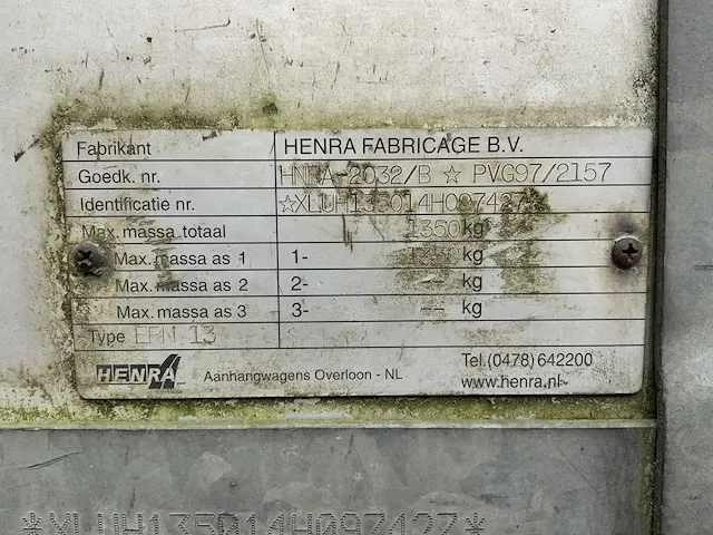 2004 henra aanhangwagen - afbeelding 10 van  10