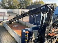 2004 hiab / leebur 102 platform met laadkraan