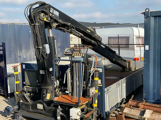 2004 hiab / leebur 102 platform met laadkraan - afbeelding 7 van  13