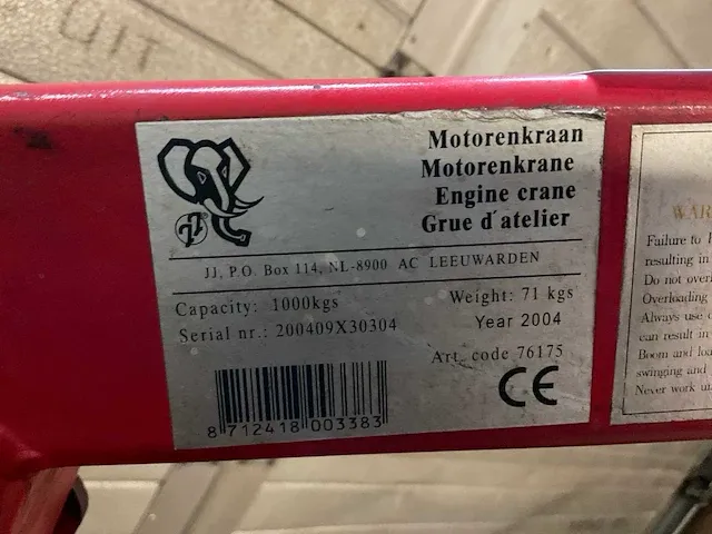 2004 jj motorenkraan - afbeelding 2 van  7