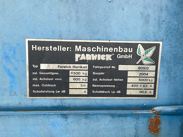 2004 komptech farwick hurrikan mobiele windzifter - afbeelding 15 van  22